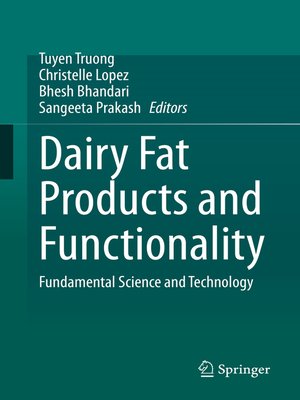 cover image of Dairy Fat Products and Functionality